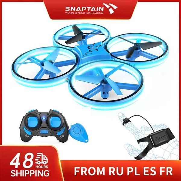 

snaptain sp300 mini drone hand operated rc quadcopter for kids remote dron toy helicopter 3d flips headless mode altitude hold