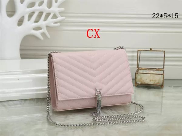 

yq handbags for women luxurys designers women bag sliver chain tassel loulou series crossbody purse leather handbag tote flip cover diagonal