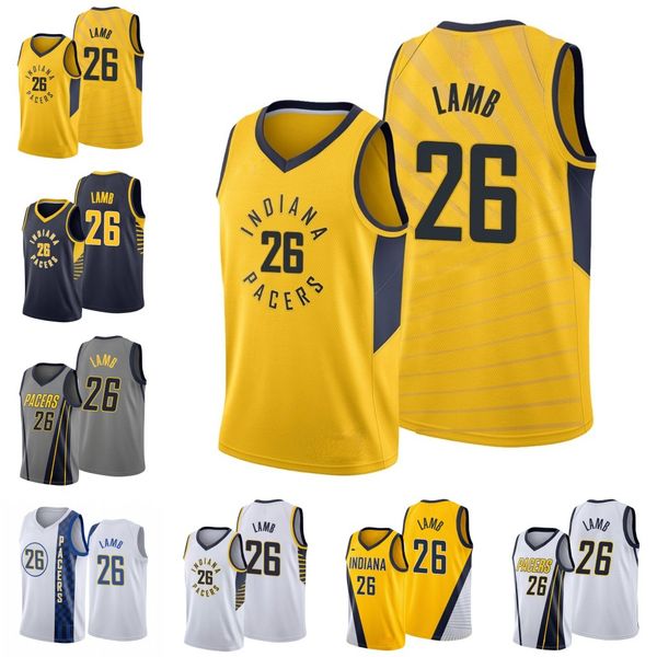 

indiana pacers men jeremy lamb basketball jerseys, Black