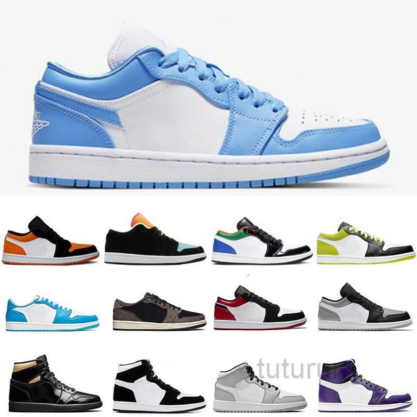 

1 white and grey basketballs shoes men women 1s white gray sports sneakers new with box rx-4, Black