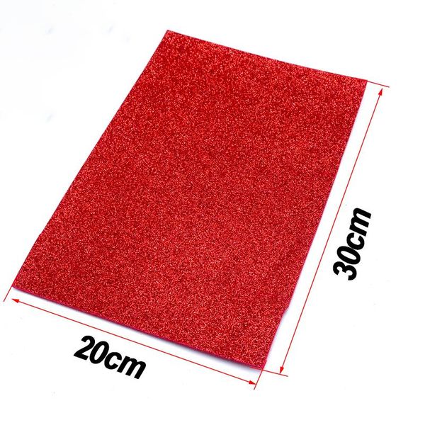 

10pcs/lot 20*30cm sponge paper glitter flash handcraft eva foam paper sheets kindergarten diy craft paper sheets with jllpbs