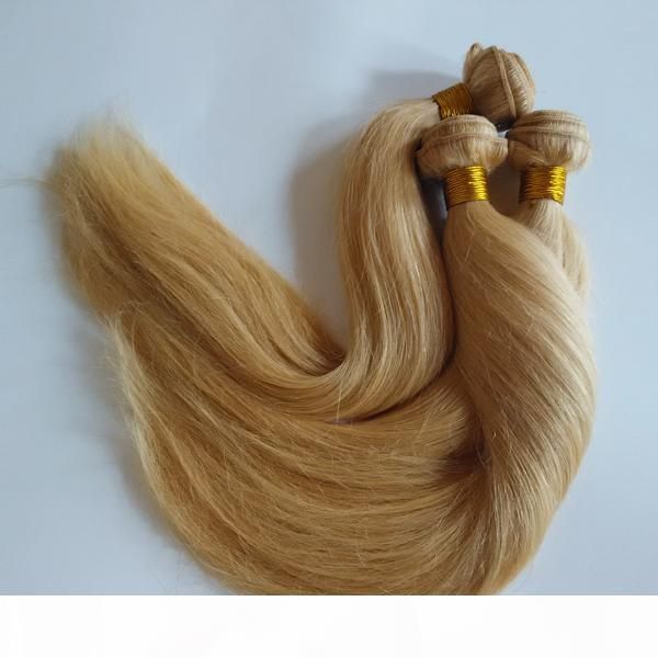

unrocessed malaysian brazilian vrigin human hair 3 4 5bundles #24 blonde high-end ladies popular european indian hair weave, Black
