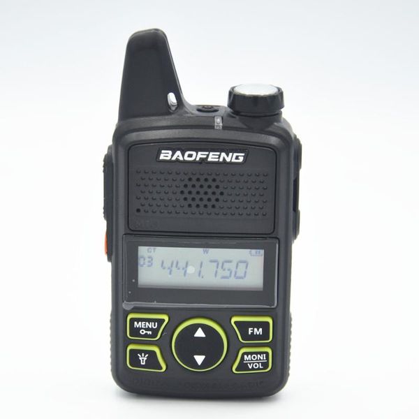 

2pcs new design baofeng mini bf-t1 uhf 400-470mhz ctcss/dcs handheld two way radio/walkie talkie portable transceiver for l