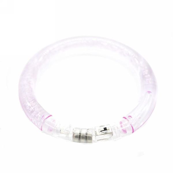 

bangle flourescent luminous acrylic bracelet wristband led flashing glowing, Black
