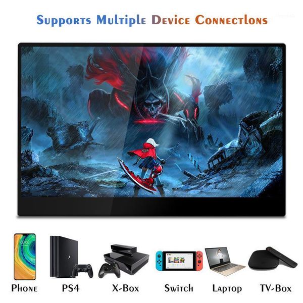 

2020 new ultra thin 15.6 inch ips screen 3k 4k portable led computer monitor with type-c port gaming display1