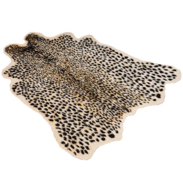 

home carpet rugs simulation soft living room leopard artificial fur large kitchen non-slip animal print fashion mat