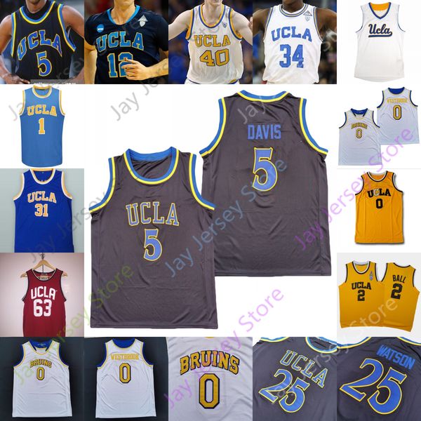 

2020 custom ucla basketball jersey ncaa college jules bernard jalen hill david singleton jaylen clark chris smith kenneth nwuba jake kyman, Black;red