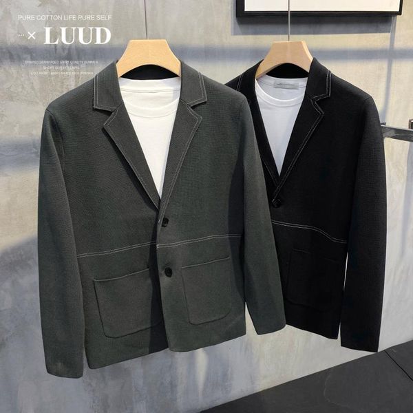 

men casual blazer men sets high street fashion casual suit pink blazer menswear male party show abrigos suits coat by50xz, White;black