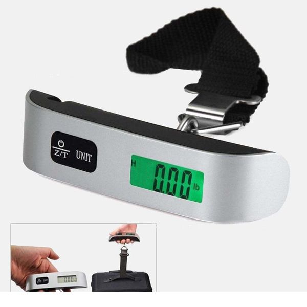 

portable suitcase scale handled travel bag weighting fish hook hanging scale digital electronic lugga jlliik