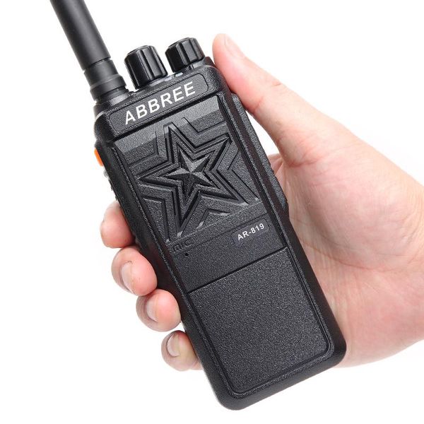 

walkie talkie abbree ar-819 10w powerful no magnetic loudspeaker 16ch 3000mah 10km long range hunting ham cb radio hf transceive