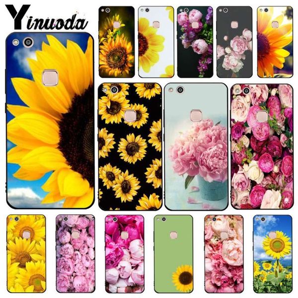 

yinuoda - huawei y5 ii y6ii y5 y6 y7 prime y9 2019 flower sunflower mobile phone casevfe1