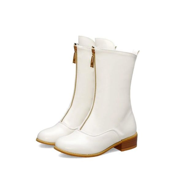

boots big size simple women woman winter shoes botas, Black