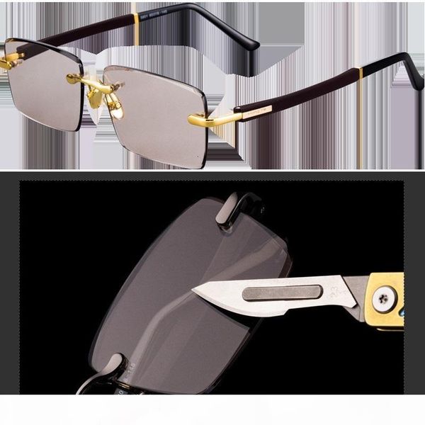 

for women natural men scratch vazrobe sunglasses crystal sun lens rimless man anti clear eye dry brown glass heavy glasses puphv