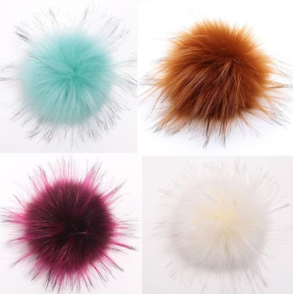 

beanies sale 10cm fluffy hairy ball winterh faux fur pom buckle for knitted cap hat skullies shoes bag clothing accessories1