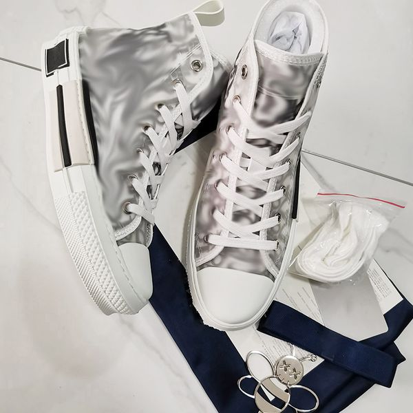 

b22 b23 low high logo canvas oblique black blue luxurys designers shoes men women fashion outdoor platform casual shoes