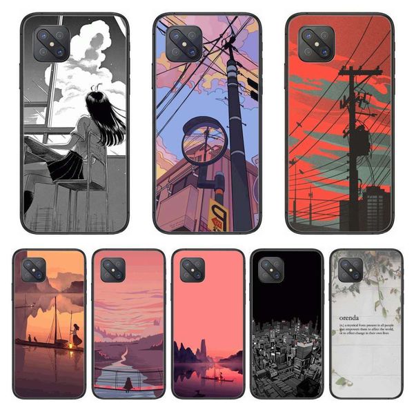 

custom mobile case with soft tpu bag, fashionable for oppo a91 9 83 79 92s 5 f9 a7x