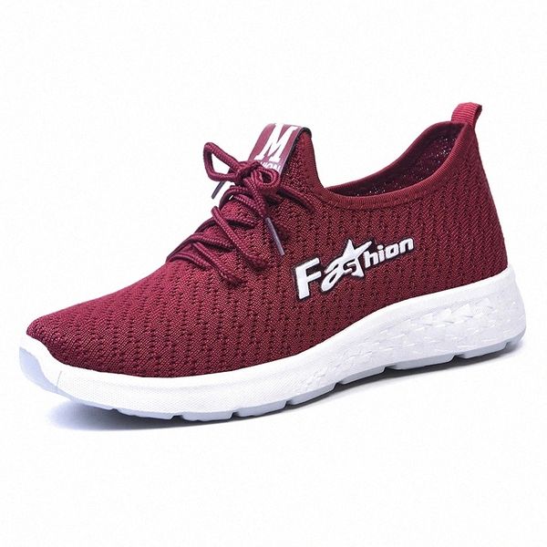 

casual woman sneakers women flats shoes mesh running shoes walking sports outdoor spring summer breathable lady footwear #jd8a