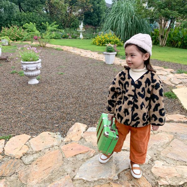 

and amur men's clothing monkey women's children's 20 winter baby foreign leopard lamb wool korean cardigan warm et iqx6 xaep, Black