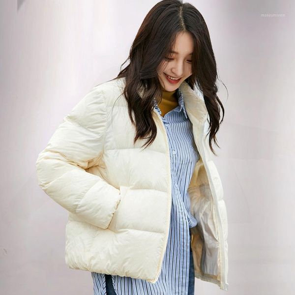 

women's down & parkas winter women jacket white duck autum warm ultra-lightweight long sleeve coat large size coat1, Black