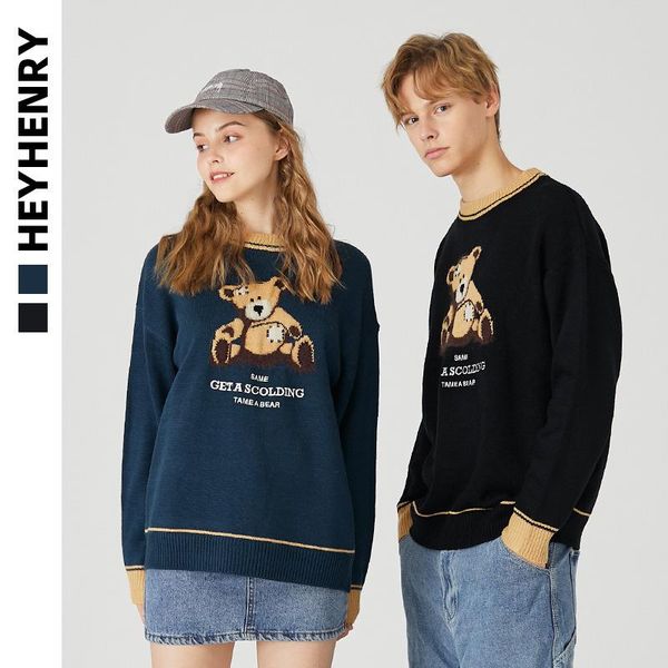 

mens clothing pullover oversize couples striped knit vintage sweaters christmas female 89132, White;black