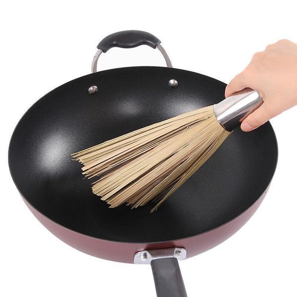 

natural bamboo pot brush non stick oil iron pot brush kitchen multi function dishwashing cleaning brush pot artifact h jllhve
