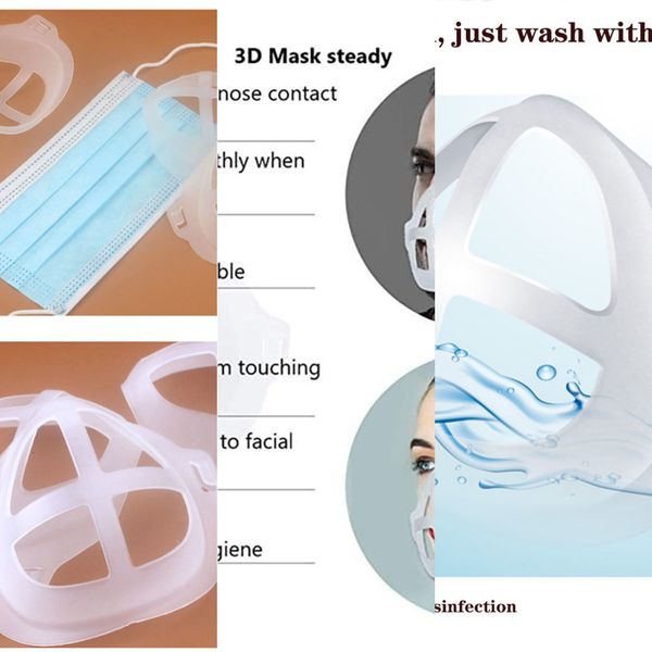 

support frame 3d three-dimensional artifact breathable mask holder inner pad anti-boring bracket pe reusableoutletn8z2
