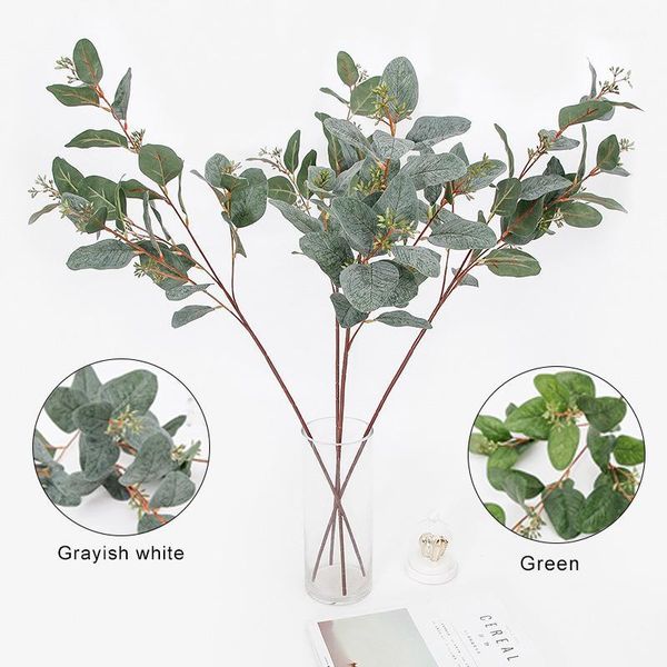 

simulated eucalyptus artificial insrattan party festive with fruit green/gray creative artificial plant greenery handmade 83cm1