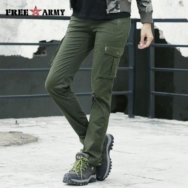 

women's pants & capris rmy cotton casual womens fashion loose mid waist overalls trousers ladies outdoor sport long -96791, Black;white