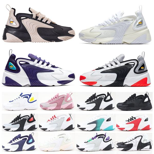 

zoom m2k 2k tekno 2000 triple black white yellow green dark grey for mens womens casual shoes 90s style designer sports sneakers shoes gr6t