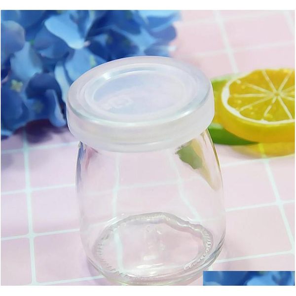 

glass stash container jar storage bottles box and llids milk yoghourt jelly mousse dessert bottle for tobacco h qyljdu ppshop01