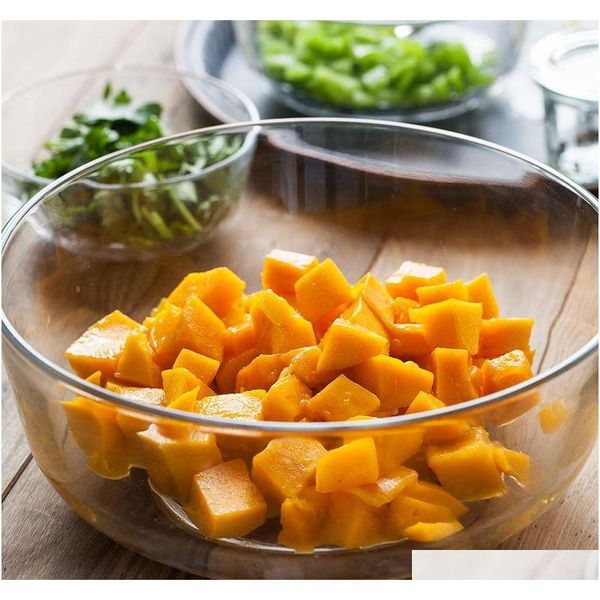 

clear glass bowl dishes salad bowl dinnerware sets kitchen tools glass cup tray hwd87 x1ghy