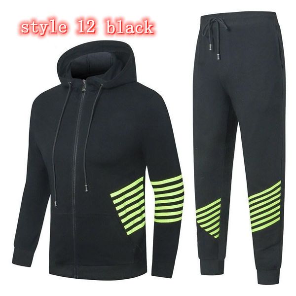 

giorgio italy brand men's designer tracksuits sports suit autumn winter clothes casual wear youth trend korean sportswear xolg, Gray