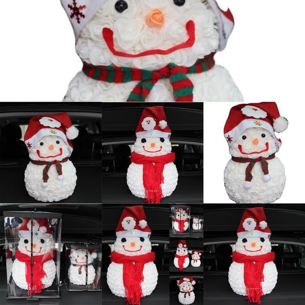 

imitation factory4phl30cm everlasting rose gift decorations flower friend christmas girl soap snowman valentine gga3