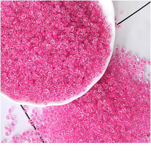 

colored czech diy handmade glass beads, children's bracelets, necklace accessories 3 mm * 500 pieces / 2 mm * 100 sqcifz