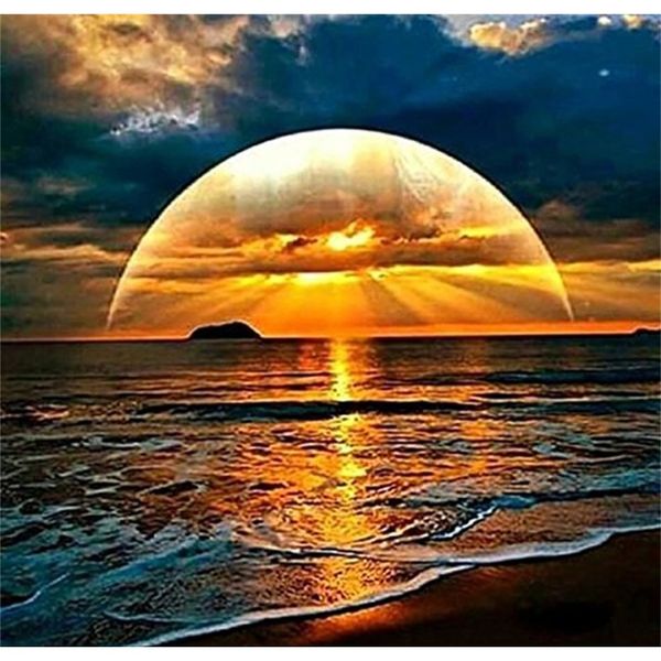 

sunsetate natural sea пляж пейзаж diy 5d полная алмазная картина панорама скандинавская настенная картинка для гостиной 2 wmtmak hx_pack