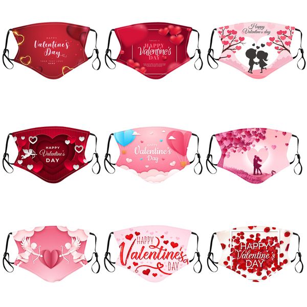 

day face fashion designers mask valentine's men women cotton couple dustproof masks anti dust fog facemask dtn