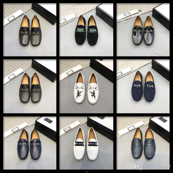 

md men moccasins driving shoes genuine leather loafers slip on leather lazy shoes white business loafers gentlemen flats men 22, Black