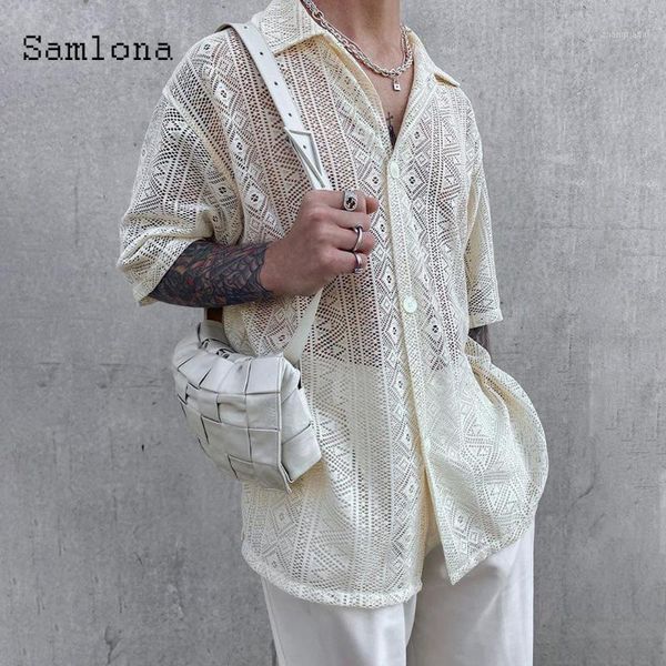 

2020 mens printed blouse autumn casual shirts male turn-down collar long sleeve tunic shirt blusas japan style new fashion 1, White;black