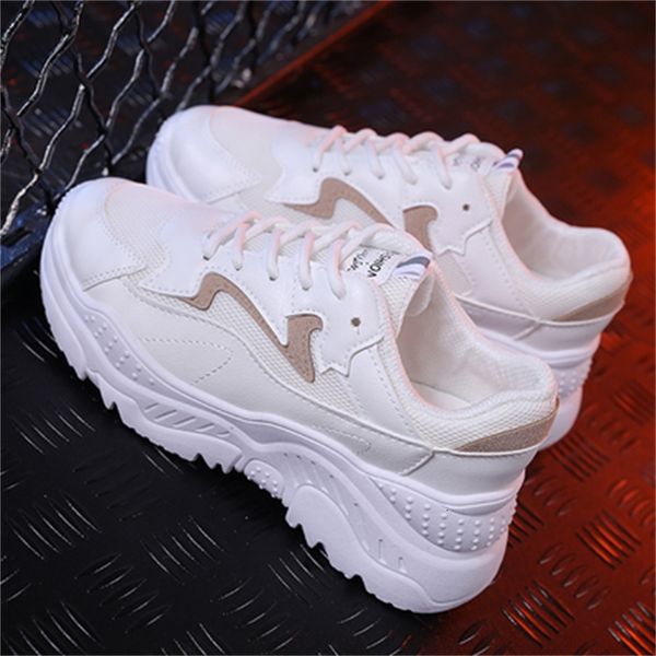 

white 2021 new ulzzang chunky woman shoes hyzh, Black