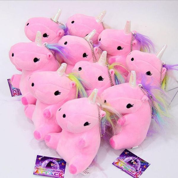 

keychain 12cm/5 plush stuffed for cartoon gift christmas inches pendant unicorn animals baby toys whole2019 itzvh, Silver