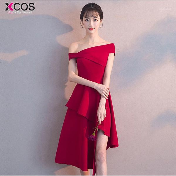 

burgundy cocktail dresses asymmetrical women 2018 sleeveless short vestidos red off the shoulder women cocktail dresses1, White;black