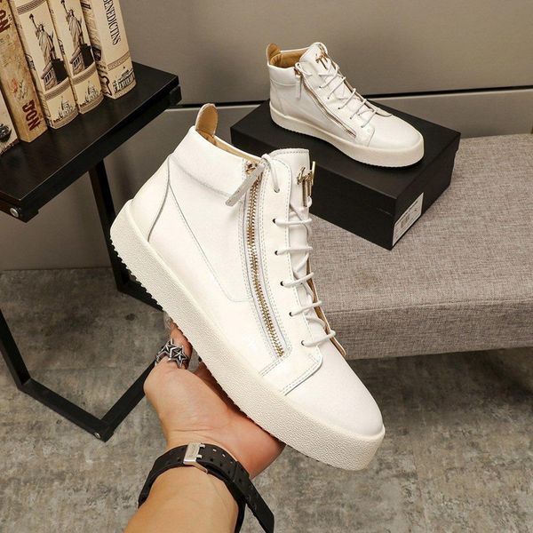 

fashion progettista sports shoes men arena casual shoes zipper competition running shoes outdoor sports shoelace, Black