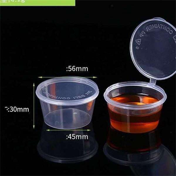 

packing boxes disposable dressing cases food preserve portion plastic condiment snack containers dining hall new 76ye k2