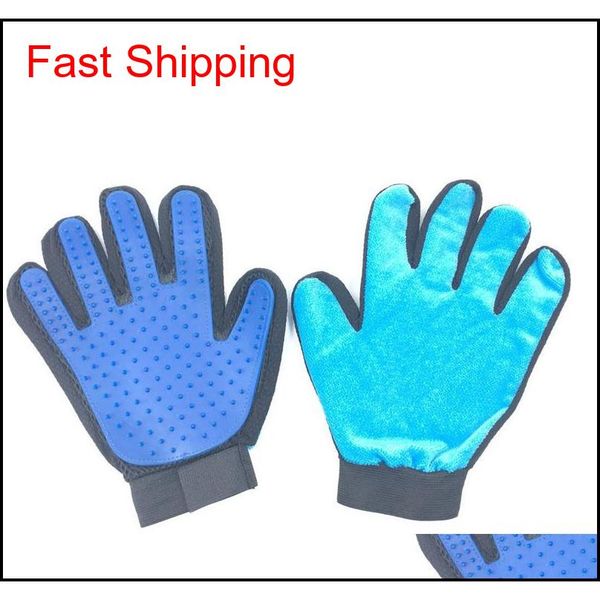 

double sides 2in 1 cat deshedding glove gentle and efficient dog grooming five finger glove bath clea qyloom packing2010