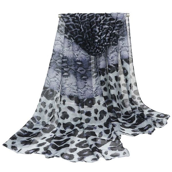 Novo Clássico Snakeskin Scarves Mulheres Sexy Leopard-Print Scarf Lady Bali Fio xale e Envoltórios Femininos Tigre Padrão Cachecóis Quentes