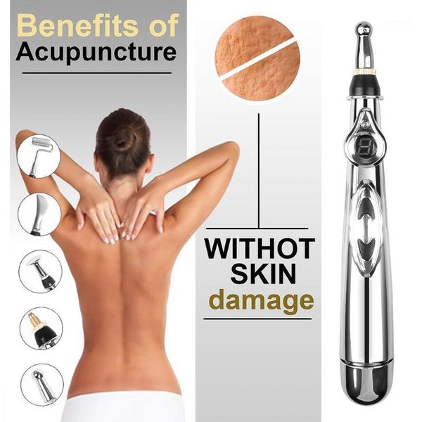 

5 heads meridians energy pen 2020 electric acupuncture point massage pen laser therapy heal relief pain tools dropship1