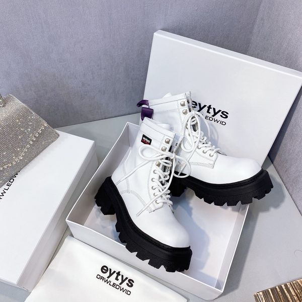 

new arrivel women platform fashion boots leather surface and strap design bottes pour femmes de luxe motocycle booties#1f, Black