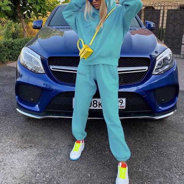 

women's pants & capris youb letter print outfits sweatpants fashion trousers hip hop casual soft joggers 2021 streetwear high waist loo, Black;white