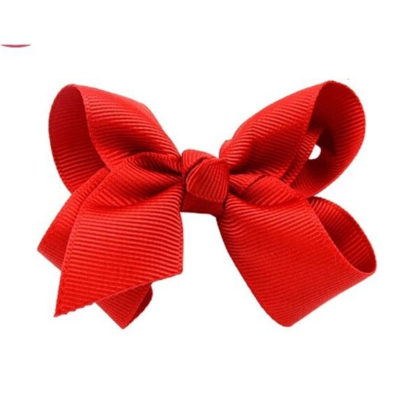 

ribbon ins 100 pcs korean 3 inch grosgrain hairbows baby girl accessories with clip boutique bows hairpins hair ties b37
