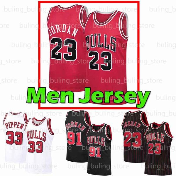 

чикаго быки джерси 23 майкл mj scottie 33 pippen dennis 91 родман мужчины северной каролины государственный университет колледжа баскетбол, Black;red